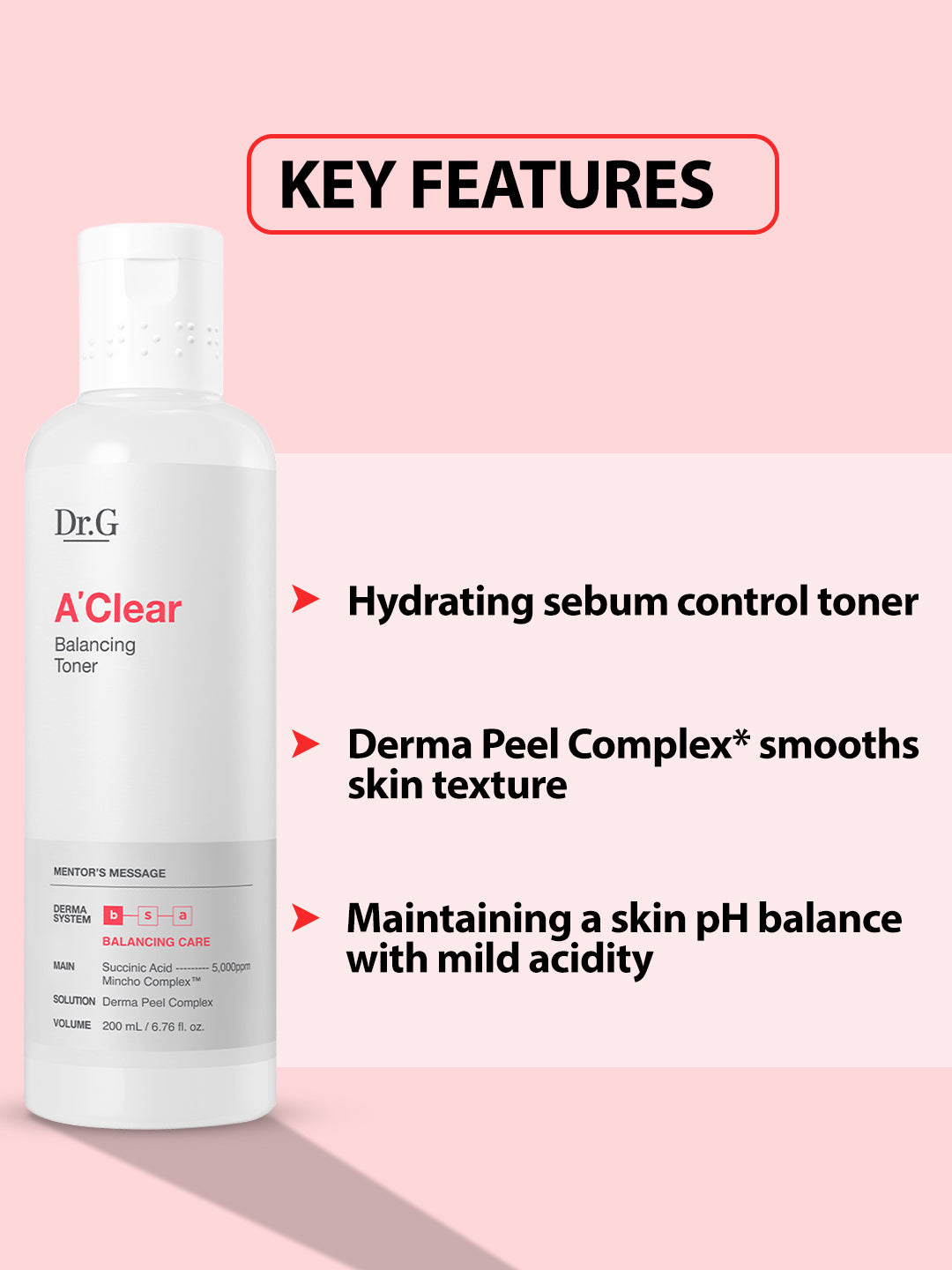 DR.G A'Clear Balancing Toner – view 2