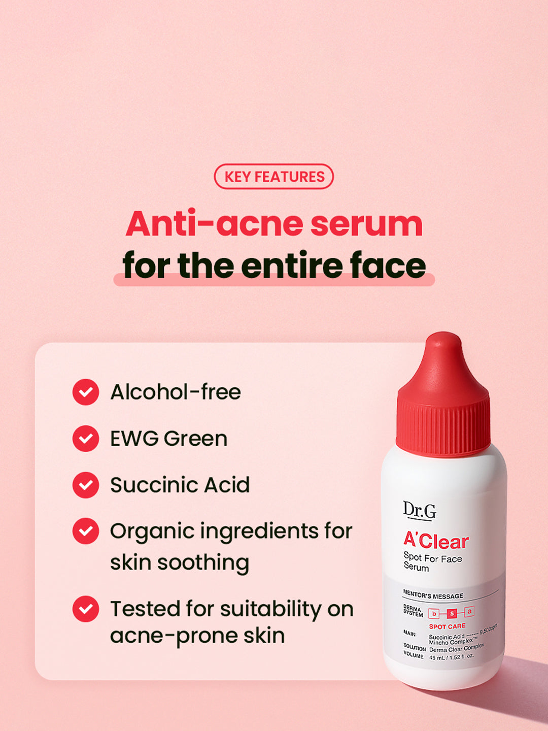 DR.G A'Clear Spot For Face Serum – view 2