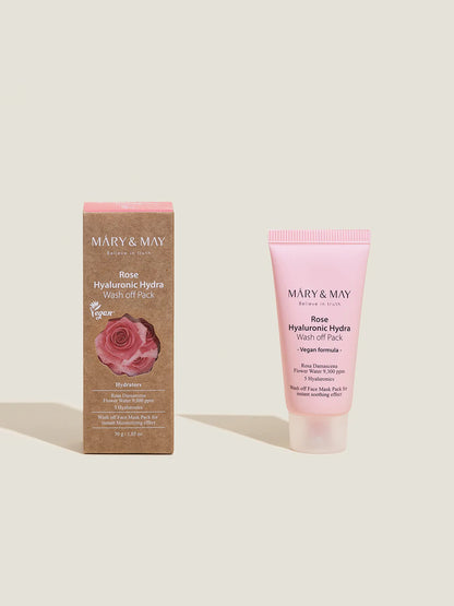 Mary&May Rose Hyaluronic Hydra Washoff Pack 30gm