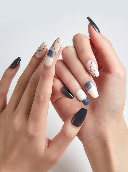 DASHING DIVA Magic Press Coffin Mani City Night