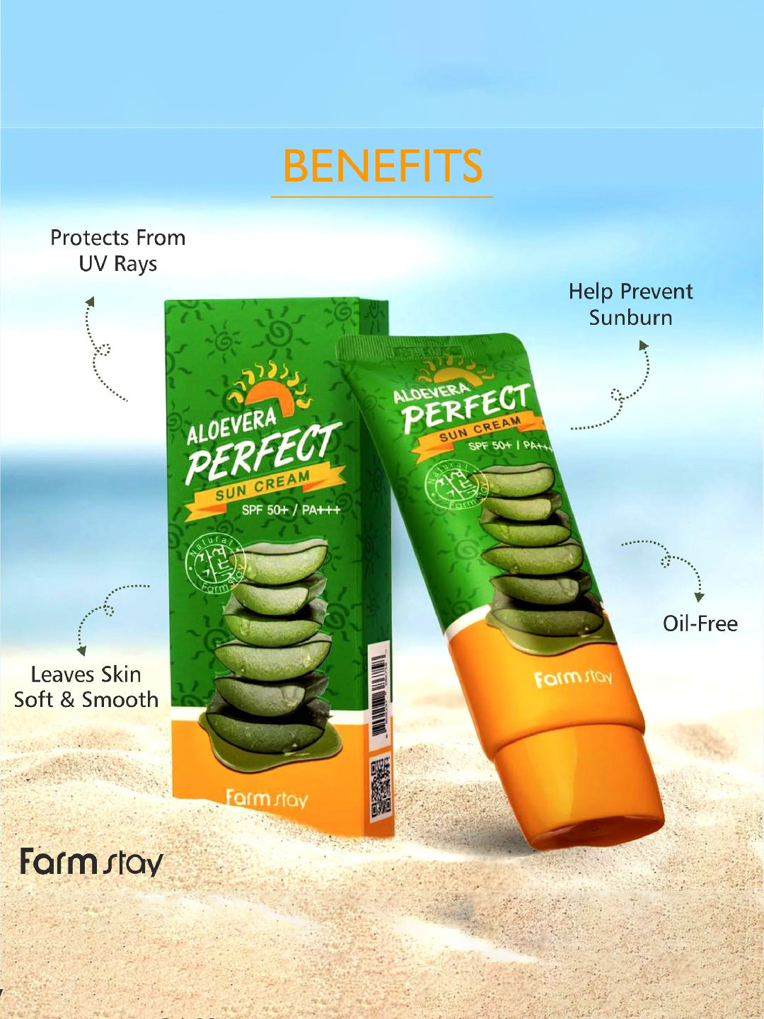 FARMSTAY Aloevera Perfect Sun Cream