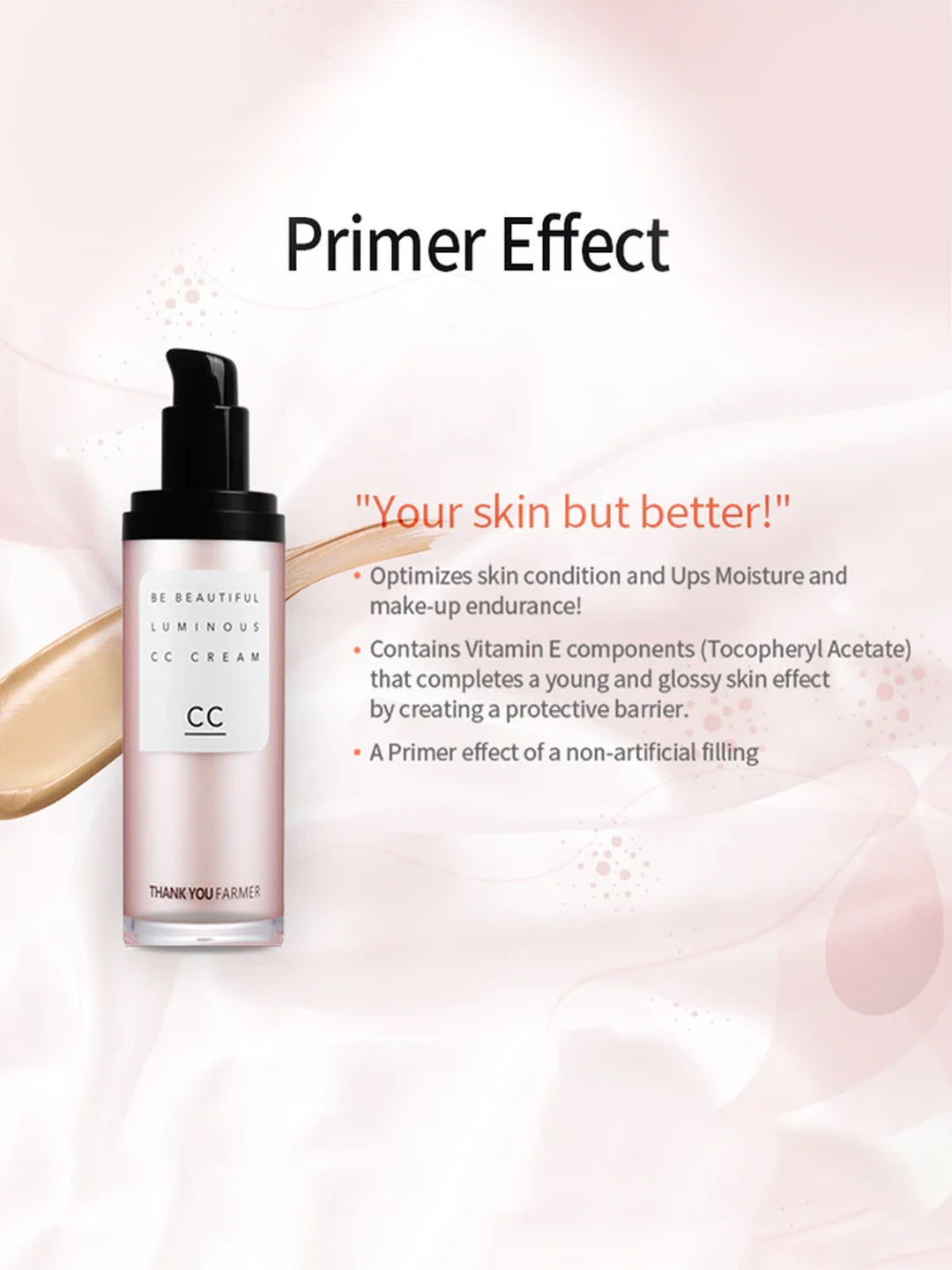 Thank you farmer Be Beautiful Luminous CC cream SPF30 PA++