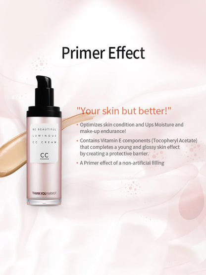 Thank you farmer Be Beautiful Luminous CC cream SPF30 PA++