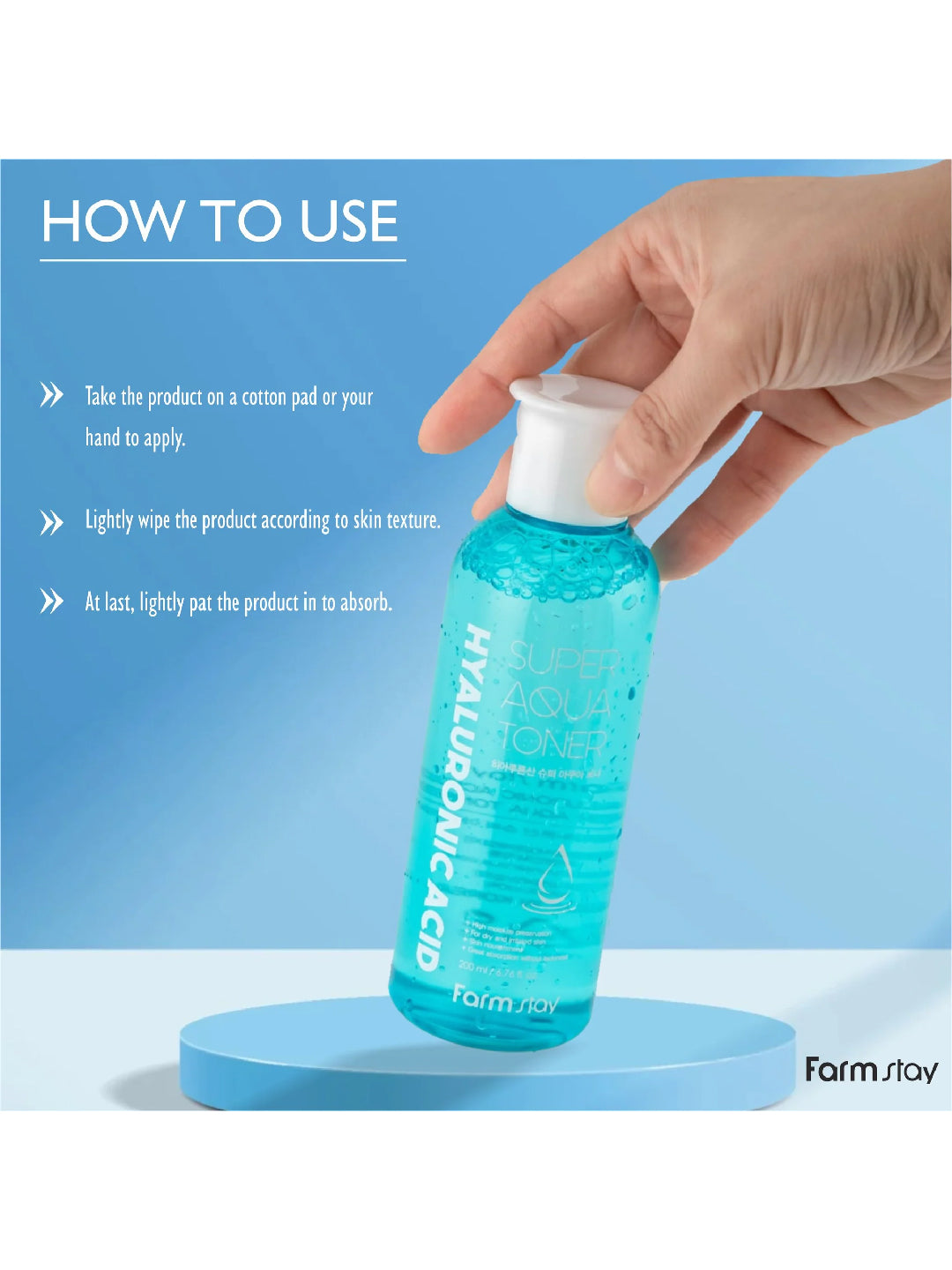 FARMSTAY Hyaluronic Acid Super Aqua Toner 200 ml