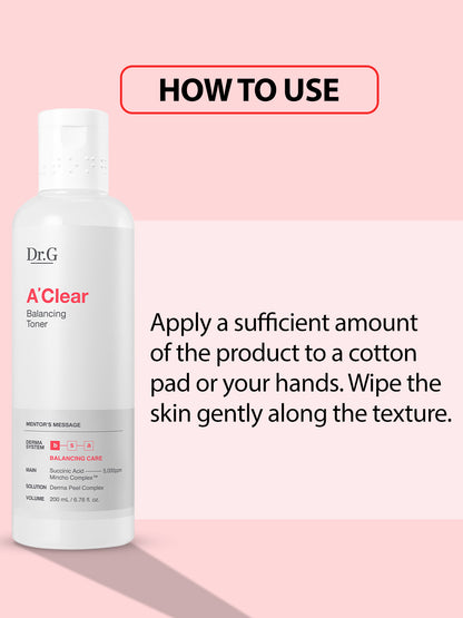 Dr.G A' Clear Balancing Toner 200 ML