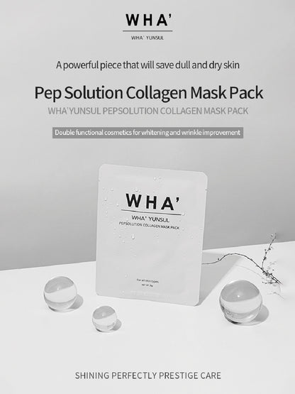 WHA'YUNSUL Pepsolution Collagen Mask Pack