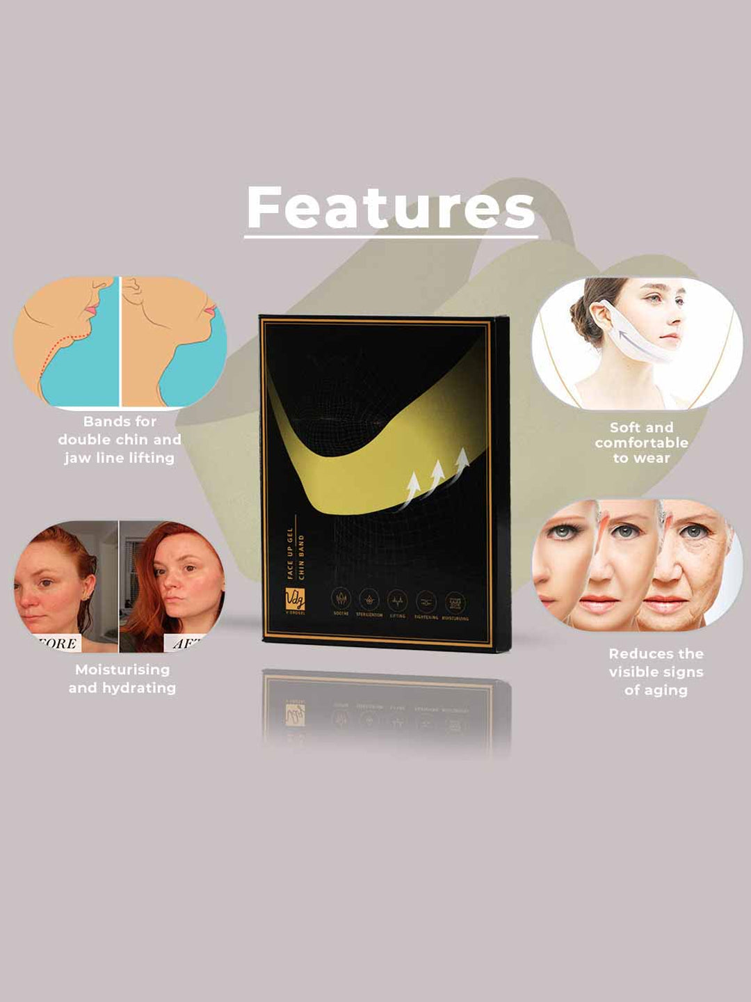 Face up Gel Chin Band