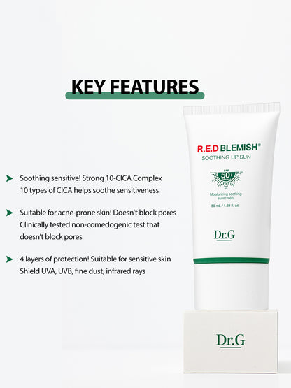 DR.G R.E.D BLEMISH SOOTHING UP SUN 50ml
