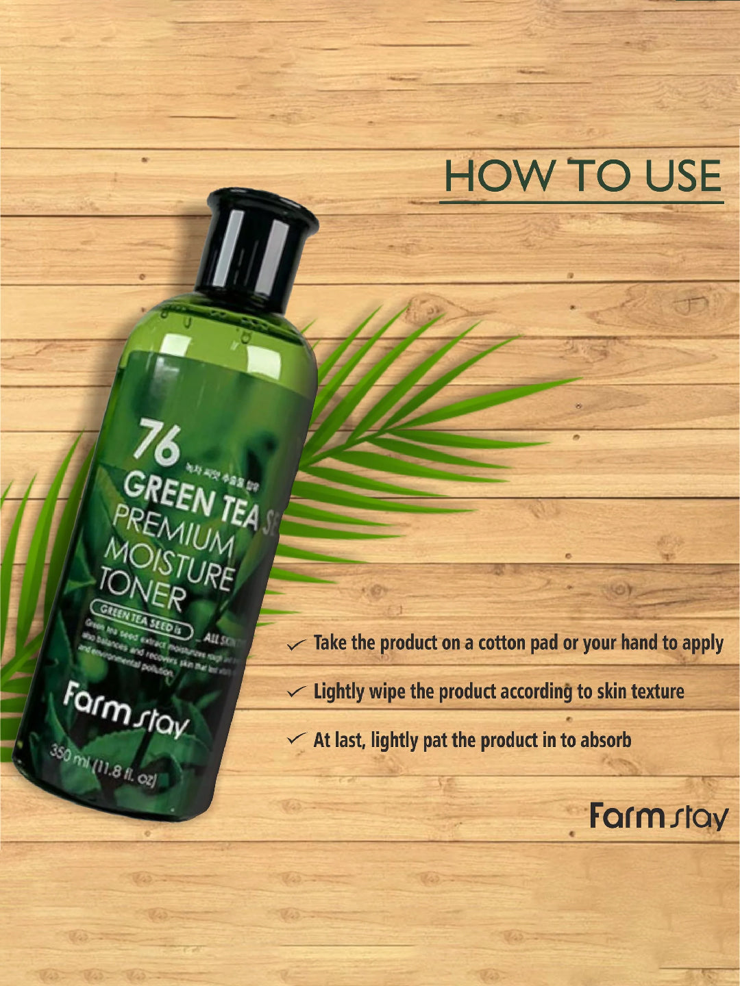 FARMSTAY 76 Green Tea Seed Premium Moisture Toner