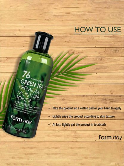 FARMSTAY 76 Green Tea Seed Premium Moisture Toner