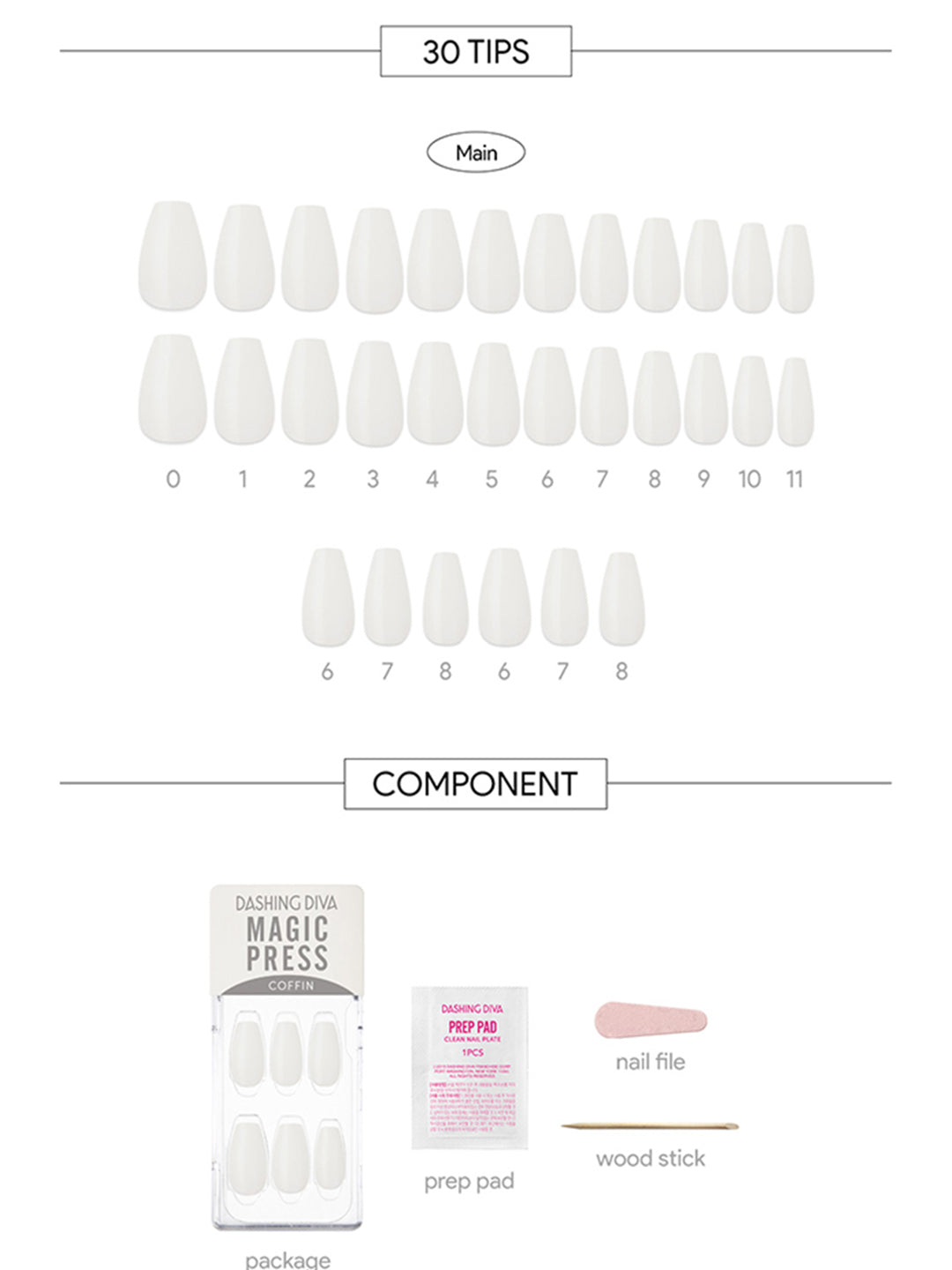 DASHING DIVA MAGICPRESS Pure White