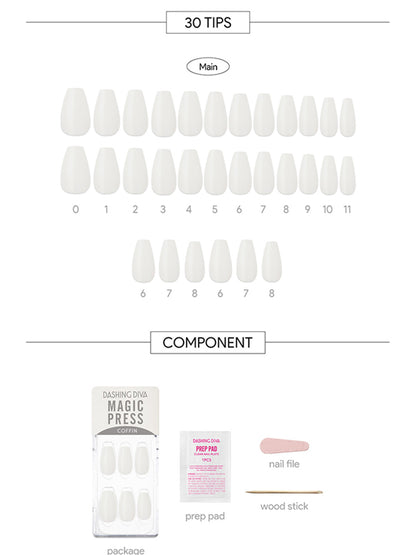 DASHING DIVA MAGICPRESS Pure White