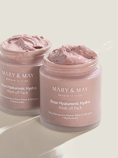 Mary&May Rose Hyaluronic Hydra Wash off Pack 125g