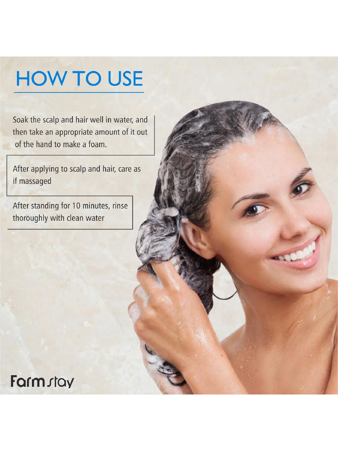 FARMSTAY Collagen Water Full Shampoo & Conditioner 530 ML