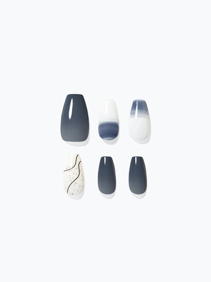 DASHING DIVA Magic Press Coffin Mani City Night