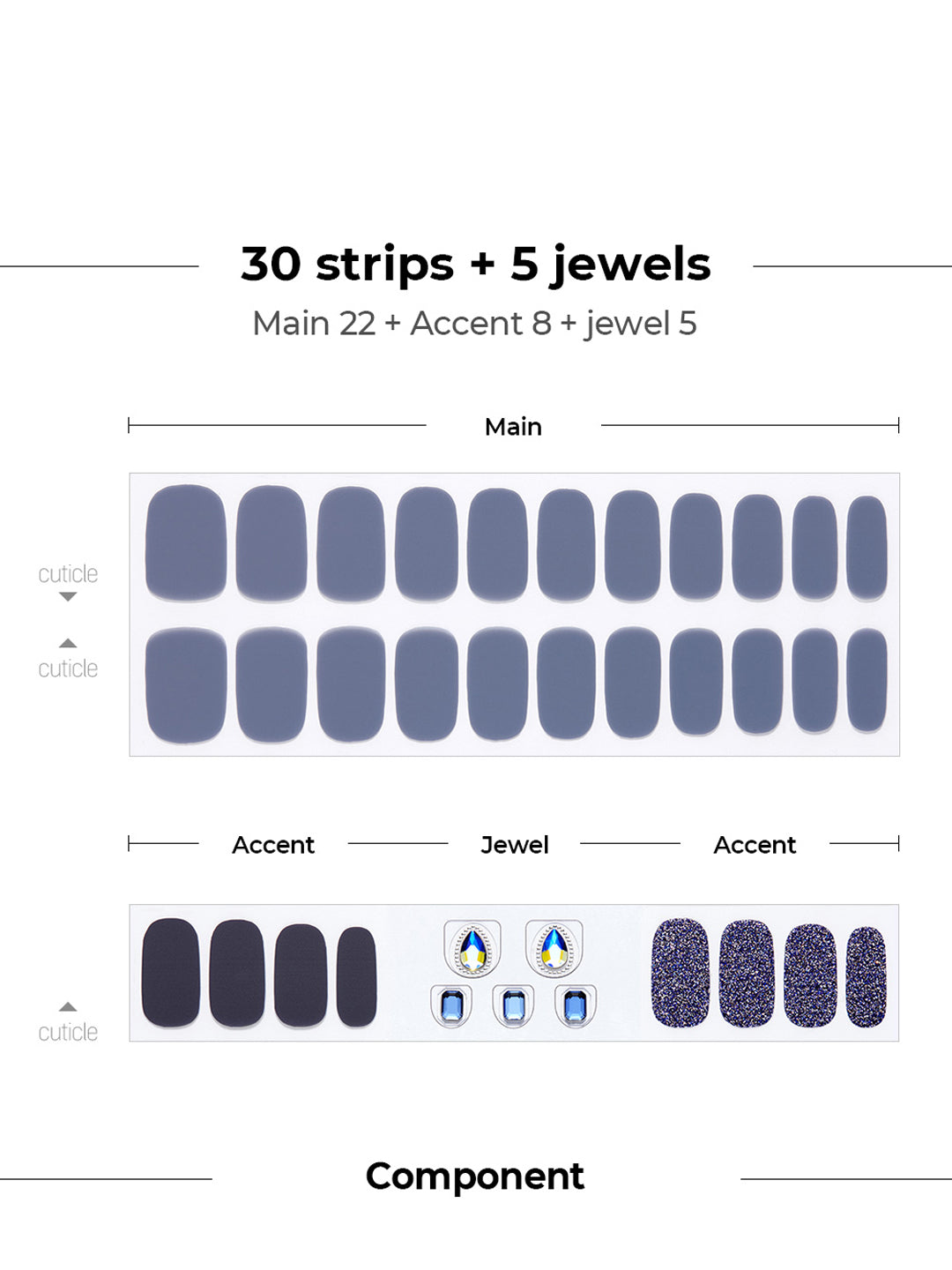 Dashing Diva Gloss Blue Star