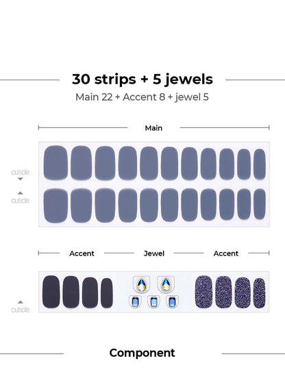 Dashing Diva Gloss Blue Star