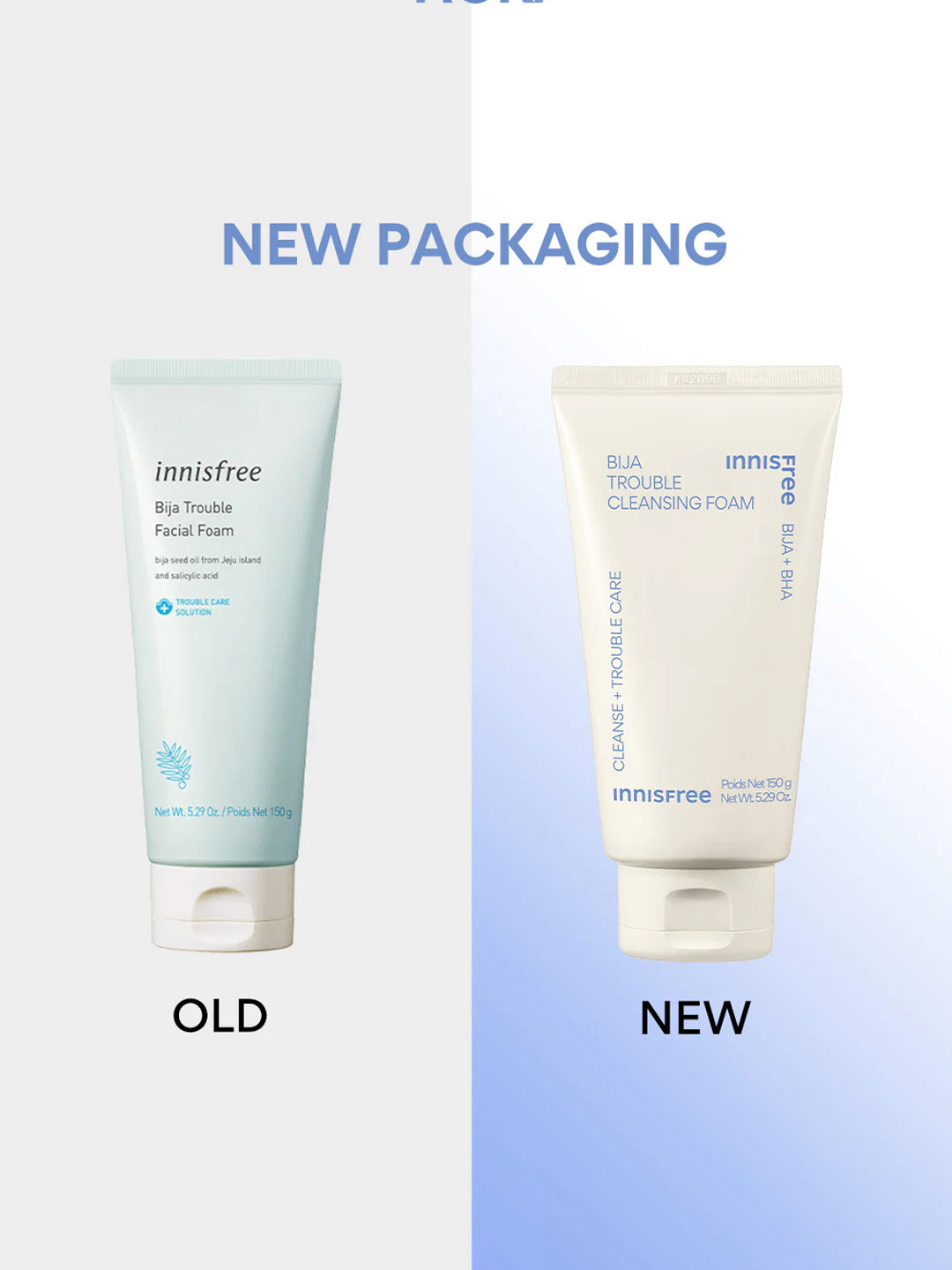 Innisfree Bija Trouble Foaming Face Wash 150gm