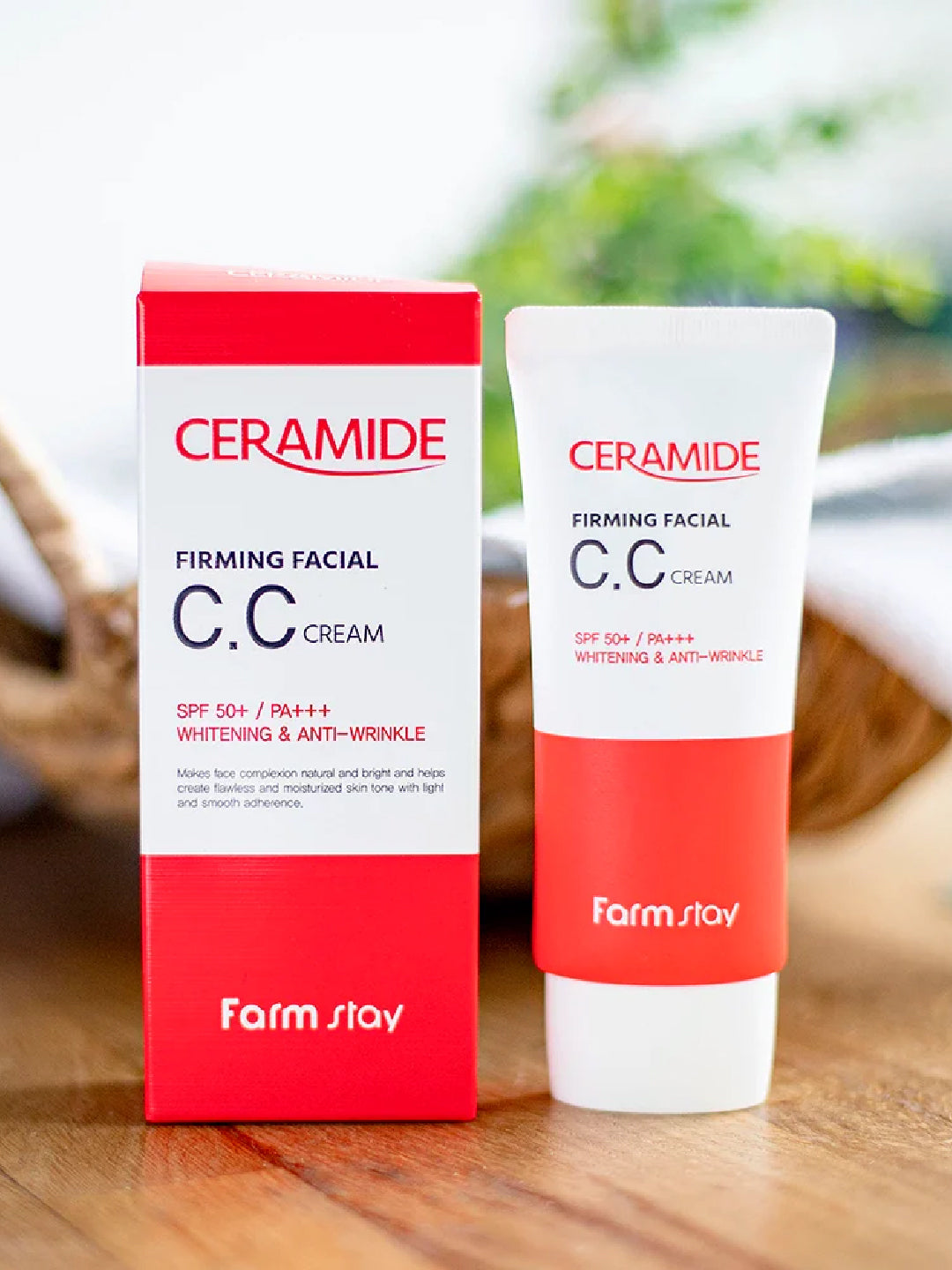 FARMSTAY CERAMIDE FIRMIN FACIAL CC CREAM 50 g