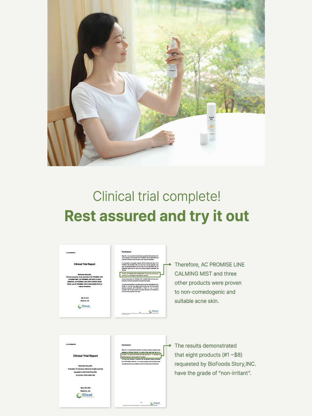 AC PROMISE LINE Calming Mist