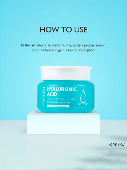 FARMSTAY Hyaluronic Acid Super Aqua Cream 100 ml