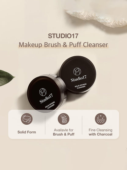 Studio 17 Brush & puff cleanser
