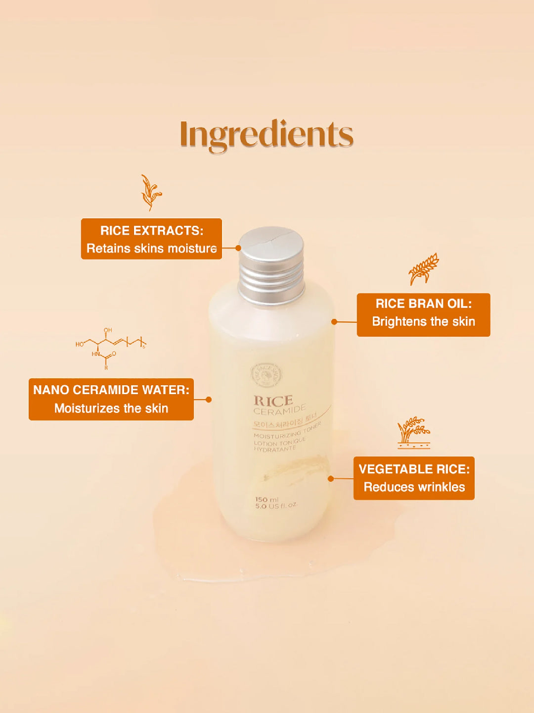 The Face Shop Rice & Ceramide Moisturizing Toner – view 4