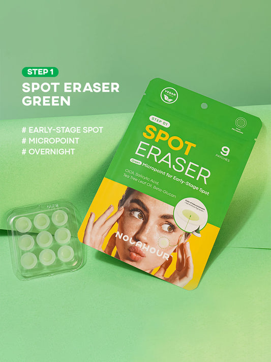 NOLAHOUR Spot Eraser Green (Microneedle Acne Patch) 9 Patches