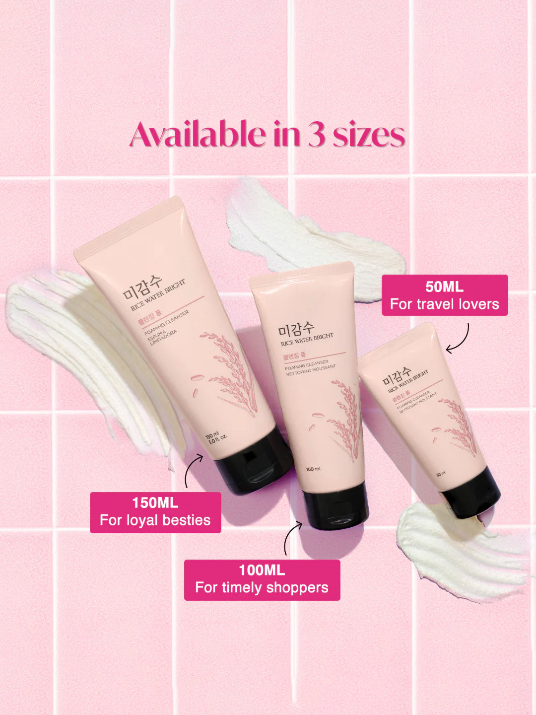 The Face Shop Rice Water Bright Foaming Cleanser 50ml