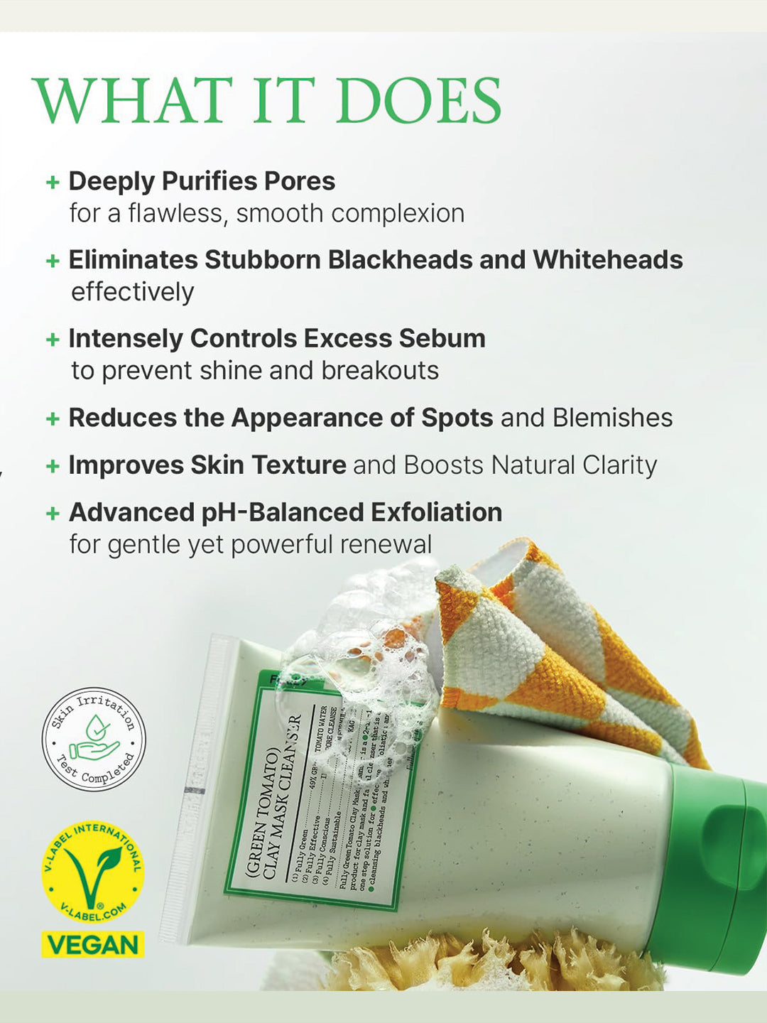 Fully Green tomato Claymask Cleanser 120 ml