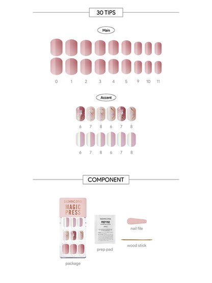 DASHING DIVA MAGICPRESS Pink Fantasy