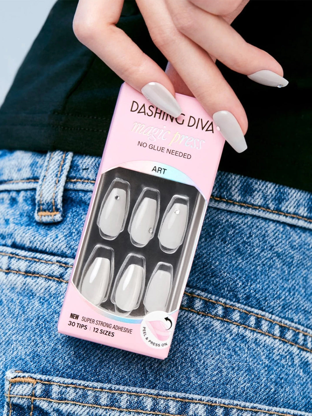 DASHING DIVA MAGICPRESS Pearl Grey