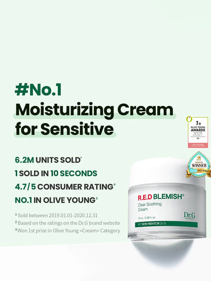 Dr.G R.E.D BLEMISH® CLEAR SOOTHING CREAM 50ml