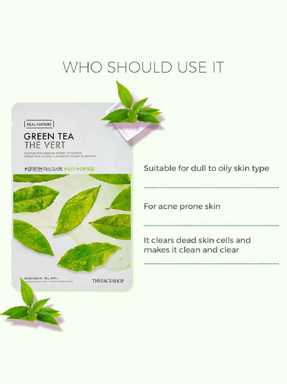 The Face Shop Real Nature Green Tea Masksheet