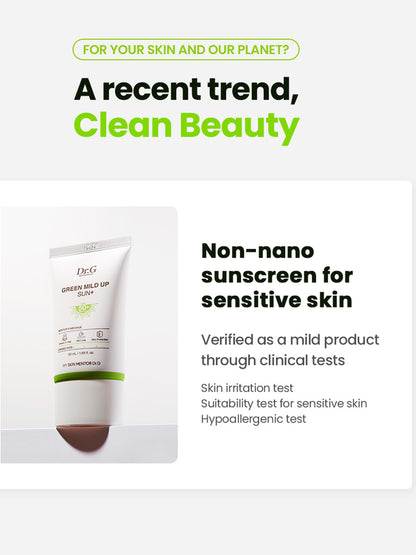 DR.G GREEN MILD UP SUN+ SPF50+ PA++++ 50ml