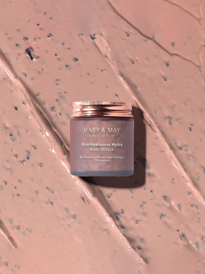 Mary&May Rose Hyaluronic Hydra Wash off Pack 125g