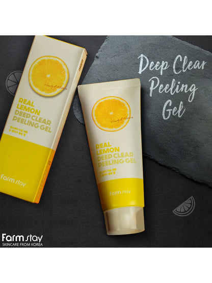 FARMSTAY Real Lemon Deep Clear Peeling gel 100 ml