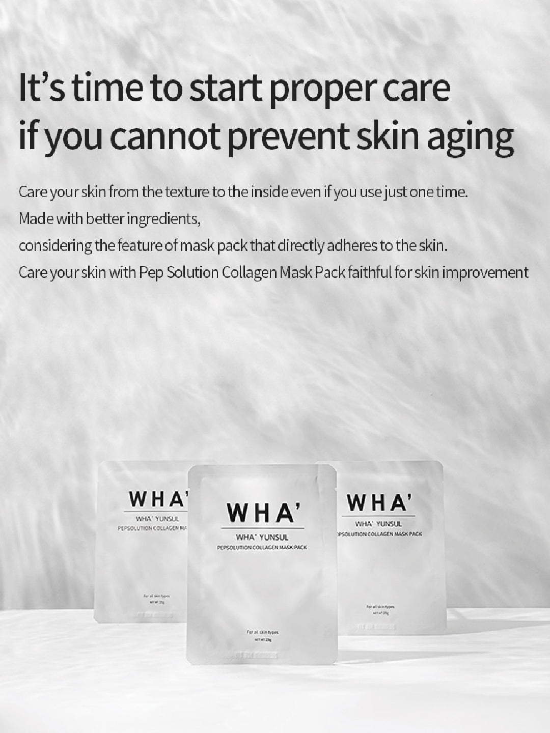 WHA'YUNSUL Pepsolution Collagen Mask Pack