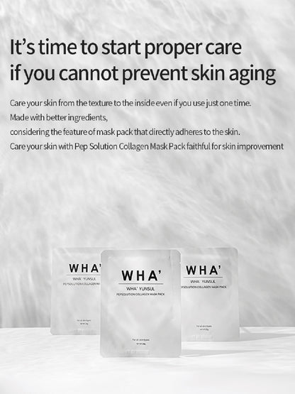 WHA'YUNSUL Pepsolution Collagen Mask Pack