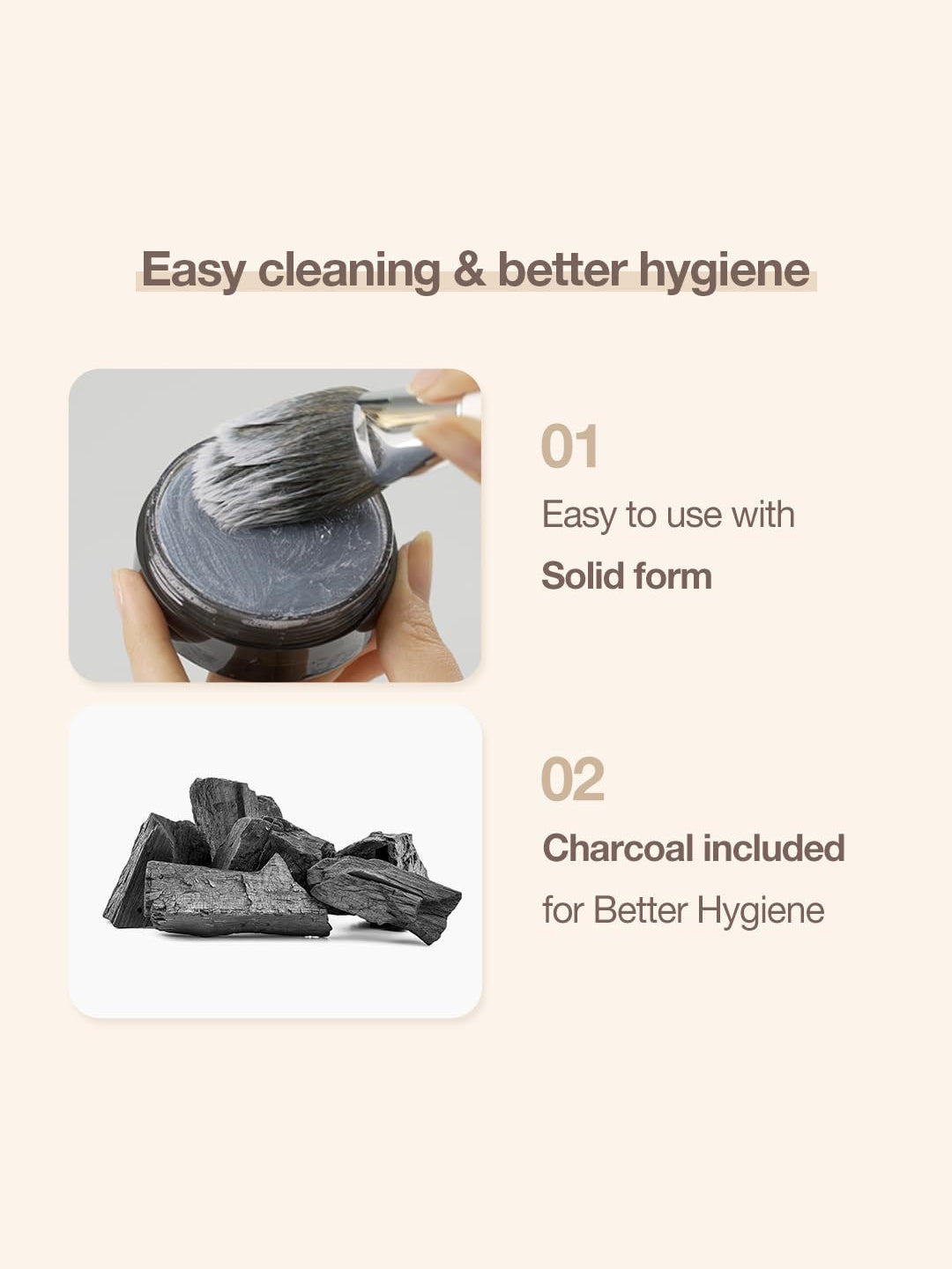 Studio 17 Brush & puff cleanser