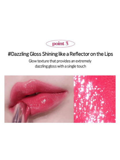 etude color lasting glow stick 04 Pink wish