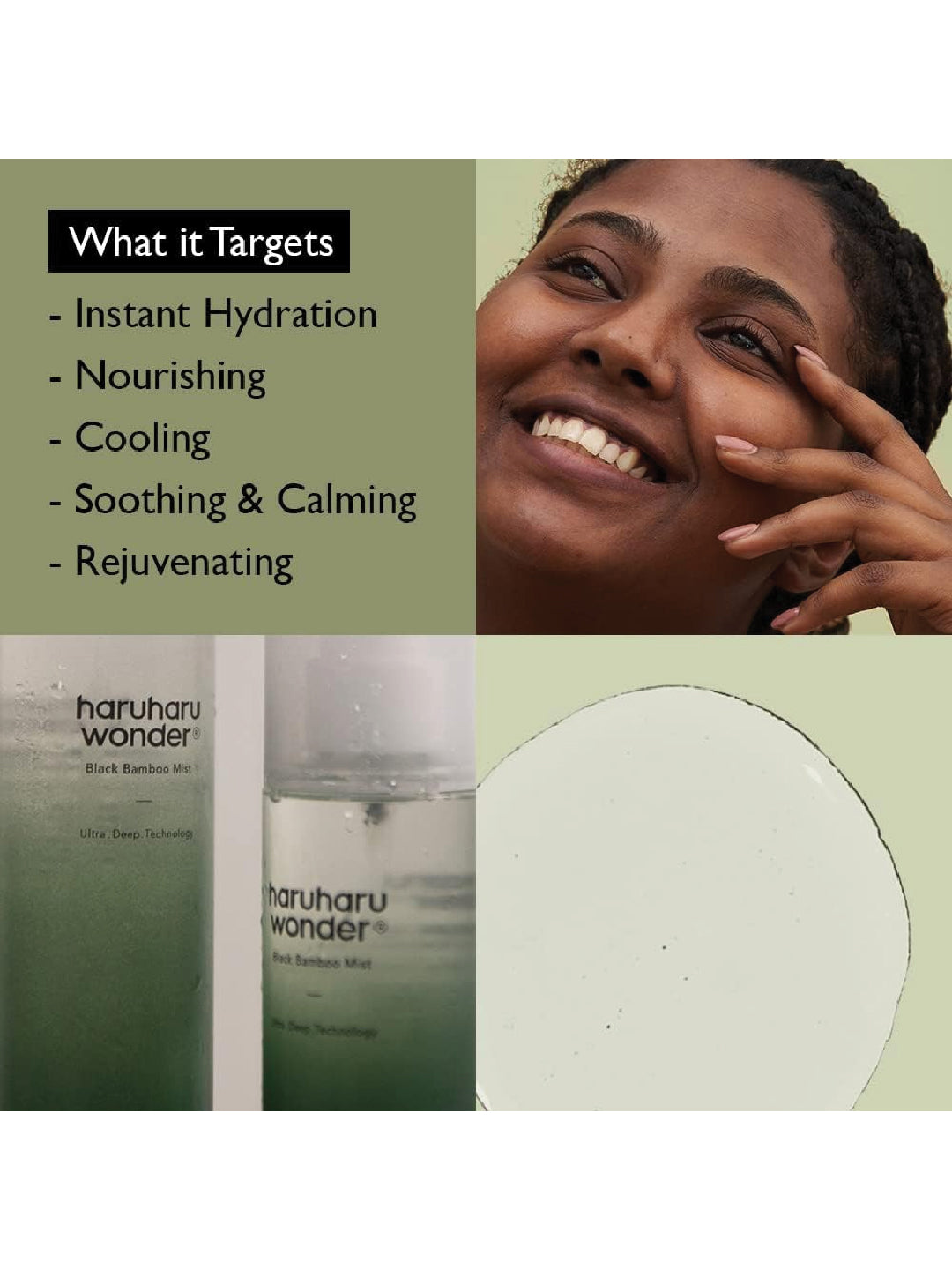 HaruHaru Wonder Black bamboo Mist 80ml