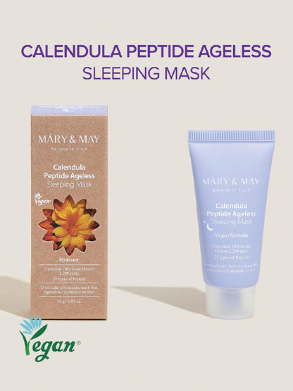 Mary&May Calendula Peptide Ageless Sleeping mask 30gm