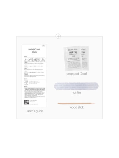 DASHING DIVA Glaze Posh White