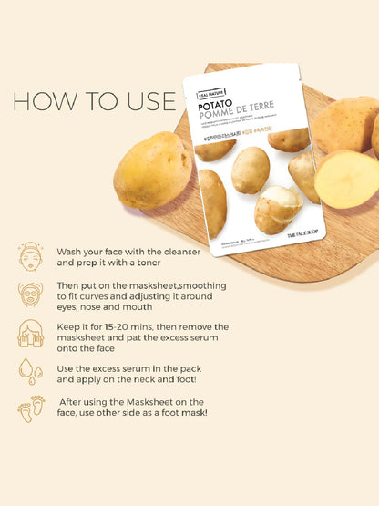The Face Shop Real Nature Potato Masksheet