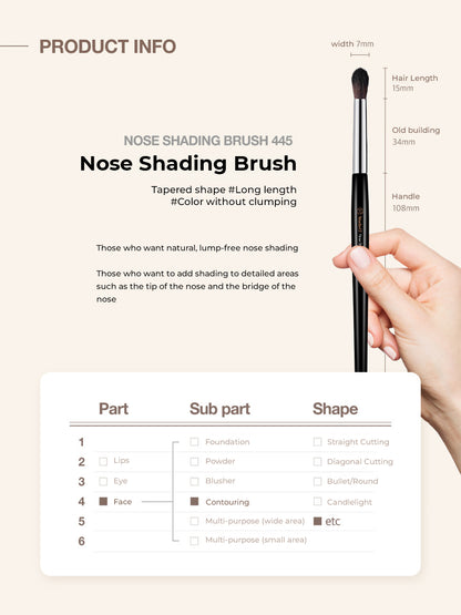 Studio 17 Nose shading brush 445