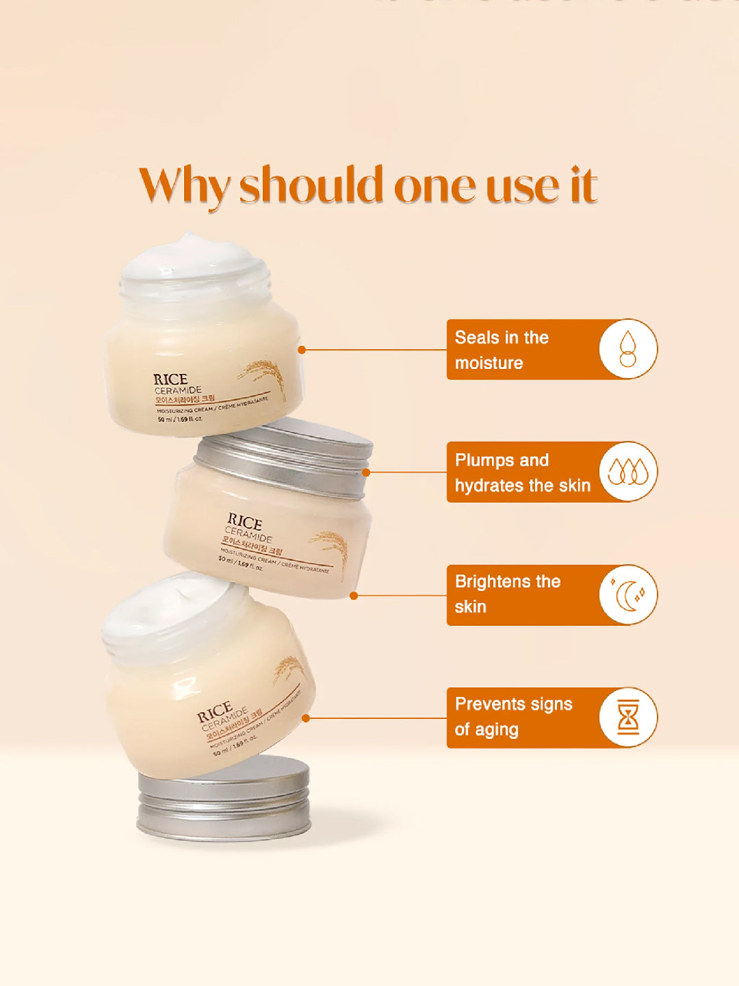 The Face Shop Rice & Ceramide Moisturizing Cream – view 8