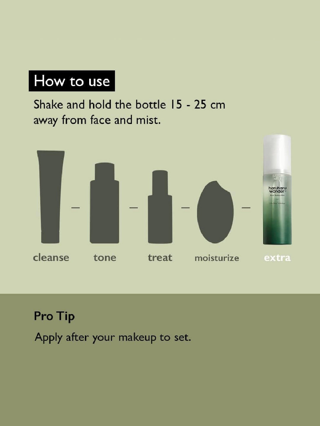 HaruHaru Wonder Black bamboo Mist 80ml