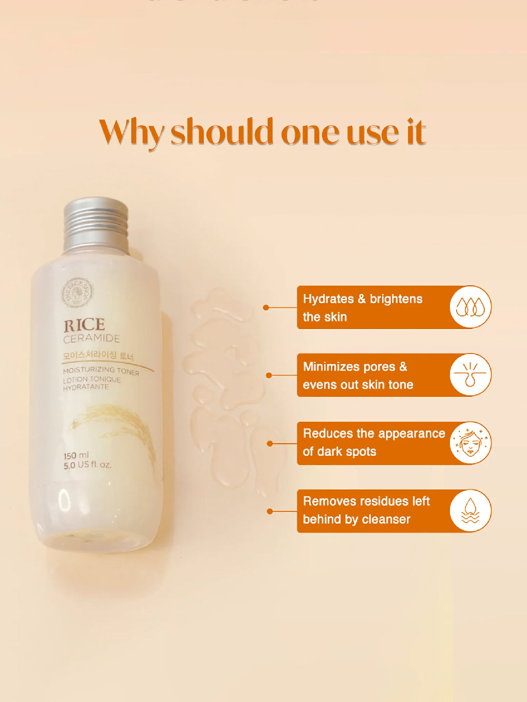 The Face Shop Rice & Ceramide Moisturizing Toner – view 6