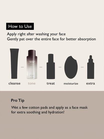 HaruHaru Wonder Black Rice Hayluronic Toner for Sensitive Skin 150ml